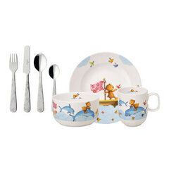 Villeroy & Boch "Happy as a Bear" комплект детской посуды 7 предметов цена и информация | Посуда, тарелки, обеденные сервизы | pigu.lt