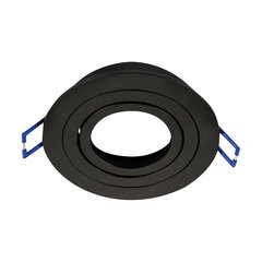 Черное декоративное кольцо STRÜHM, 25x93x93 мм цена и информация | Потолочные светильники | pigu.lt
