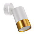 Белый/золотой потолочный светильник STRÜHM, 100x55x55 мм