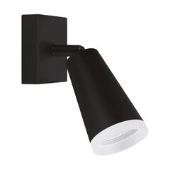 Черный настенно-потолочный светильник STRÜHM, 170x75x75 мм цена и информация | Потолочные светильники | pigu.lt