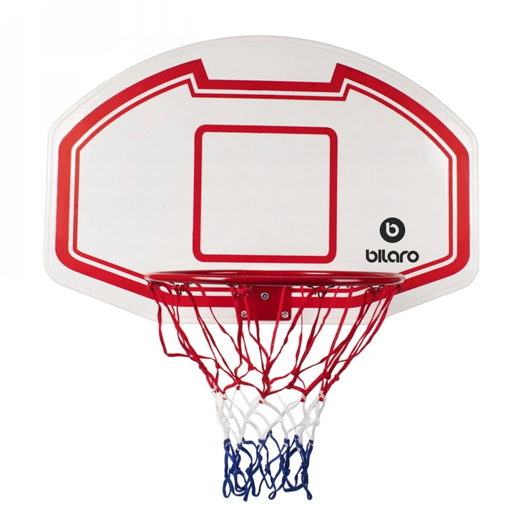 Krepšinio lenta Bilaro Indiana 90x60cm, su lanku ir tinkleliu kaina ir informacija | Krepšinio lentos | pigu.lt