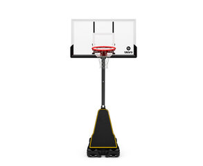Мобильная баскетбольная стойка Bilaro Orlando Class 136x80cm, 8mm закаленное стекло цена и информация | Баскетбольные стойки | pigu.lt