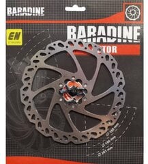 Тормозной диск для велосипеда, 203 мм, 194.5 г, Baradine DB-01 (7025) цена и информация | Другие запчасти для велосипеда | pigu.lt