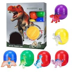 Dinozaurai kiaušiniai - siurprizas Cooler Stuff Co, 6 vnt kaina ir informacija | Žaislai berniukams | pigu.lt