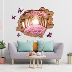 Интерьерная наклейка 3D Розовые бабочки цена и информация | Интерьерные наклейки | pigu.lt