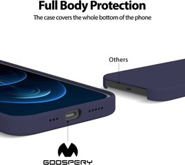 Чехол Mercury "Silicone Case" Apple iPhone 13 Pro Max черный цена и информация | Чехлы для телефонов | pigu.lt