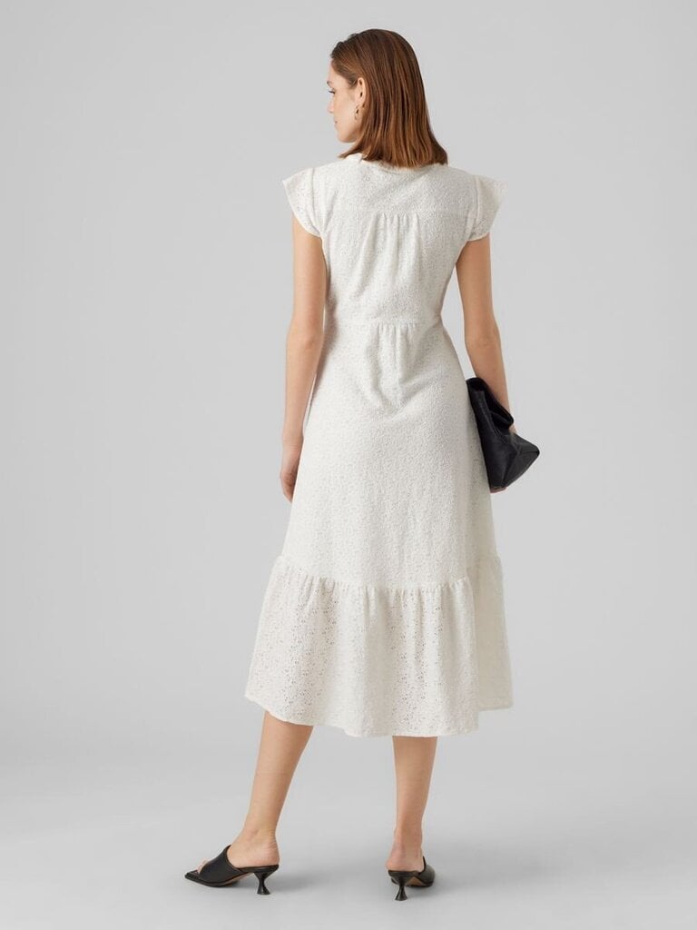 Vero Moda suknelė moterims 10286922*01, balta kaina ir informacija | Suknelės | pigu.lt