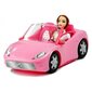 Lėlė su automobiliu Lean Toys, rožinės spalvos цена и информация | Žaislai mergaitėms | pigu.lt