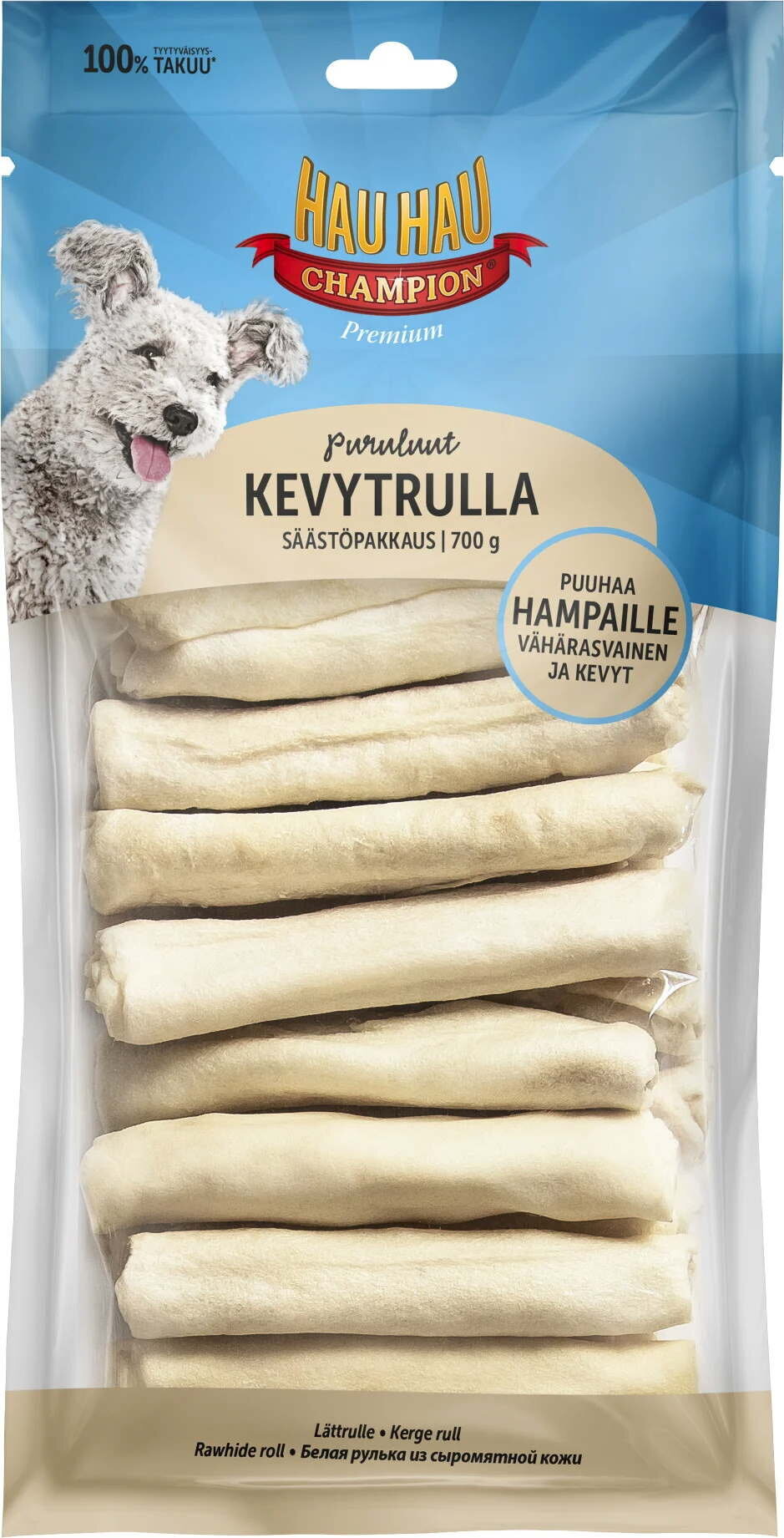 Hau-Hau Champion su karvės oda, 700 g, 35 vnt kaina | pigu.lt