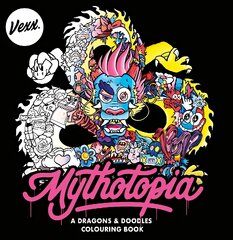 Mythotopia: A Dragons and Doodles Colouring Book цена и информация | Книги об искусстве | pigu.lt