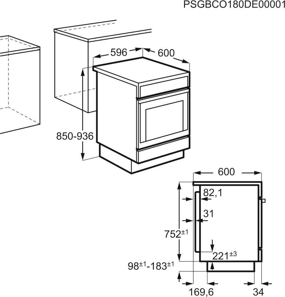 Electrolux LKI66440NX цена и информация | Elektrinės viryklės | pigu.lt