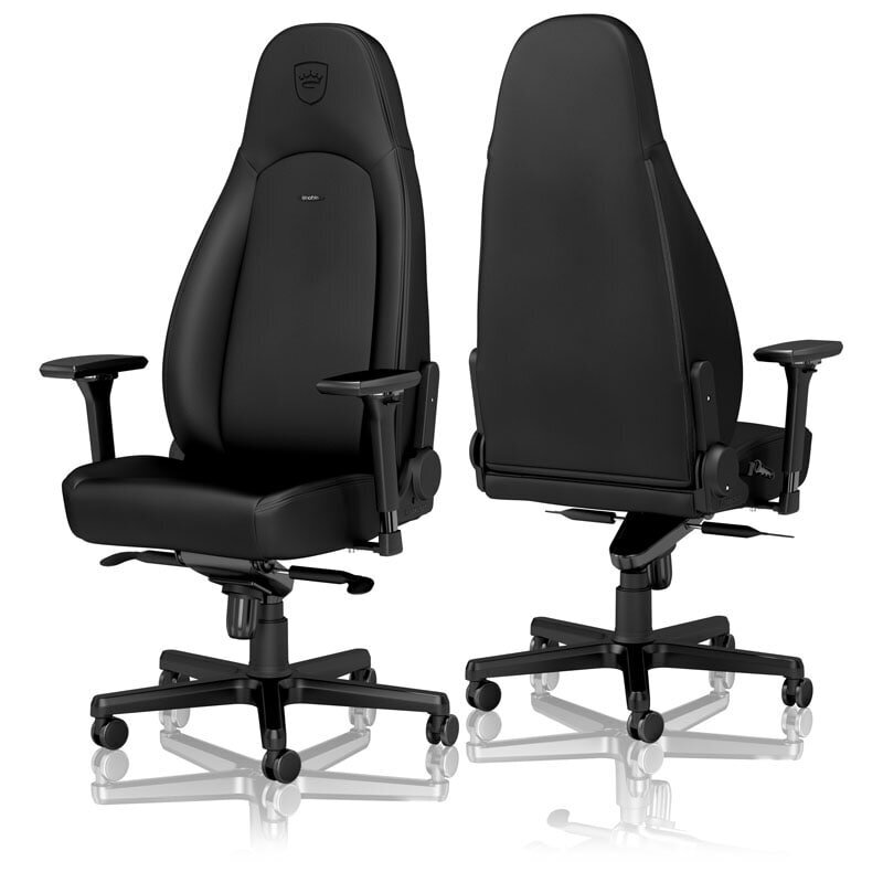 Žaidimų kėdė Noblechairs, juoda kaina ir informacija | Biuro kėdės | pigu.lt