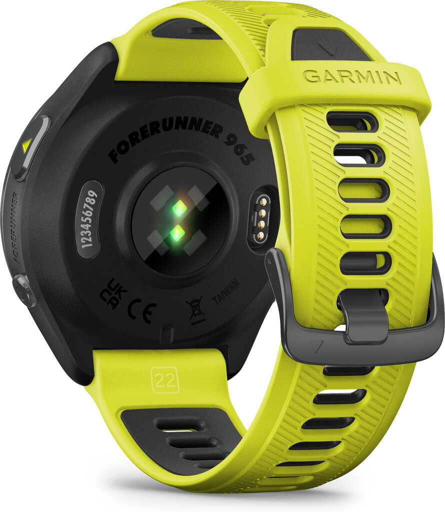 Garmin Forerunner® 965 Black/Amp Yellow цена и информация | Išmanieji laikrodžiai (smartwatch) | pigu.lt