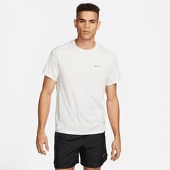 Nike marškinėliai vyrams Dri-FIT Run Division Rise 365 DV9299-030, balti kaina ir informacija | Sportinė apranga vyrams | pigu.lt