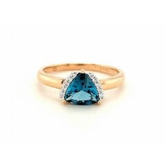 Золотое кольцо с бриллиантами Moderni Juvelyrika цена и информация | Кольца | pigu.lt