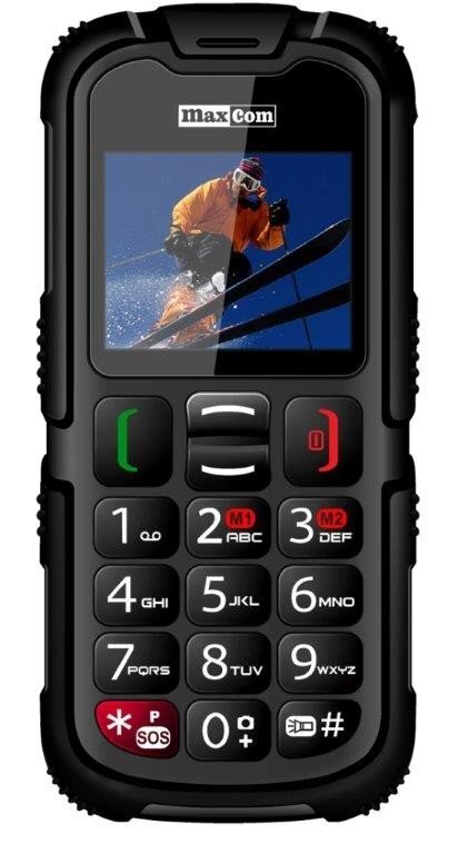 Maxcom MM 911, Juoda цена и информация | Mobilieji telefonai | pigu.lt
