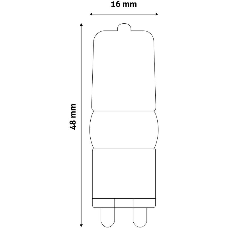 LED lemputė Avide 2.5W G9 3000K kaina ir informacija | Elektros lemputės | pigu.lt