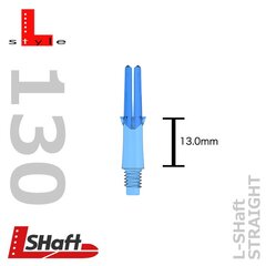 Древки L-style L130, очень короткие, синие цена и информация | Дартс | pigu.lt