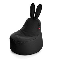 Vaikiškas sėdmaišis Qubo™ Baby Rabbit Blackberry Pop Fit, juodas kaina ir informacija | Vaikiški sėdmaišiai, foteliai, pufai | pigu.lt