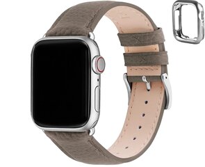 Ремешок Fullmosa для Apple Watch 45 мм 44 мм 42 мм, серии Ultra / SE / SE2 / 8/7/6/5/4/3/2/1, серый слон. цена и информация | Аксессуары для смарт-часов и браслетов | pigu.lt