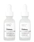 Veido priežiūros serumų rinkinys The Ordinary: Ordinary hialurono rūgštis 2% + B5, 30 ml + Niacinamidas 10% + Cinkas 1%, 30 ml kaina ir informacija | Veido aliejai, serumai | pigu.lt