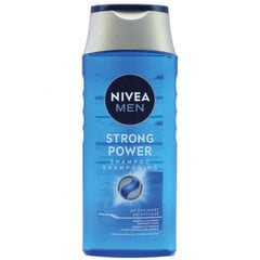 Plaukų šampūnas Nivea Men Strong Power, 250 ml kaina ir informacija | Dušo želė, aliejai | pigu.lt