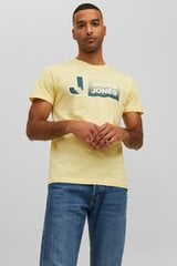 Marškinėliai vyrams Jack&Jones, geltonas kaina ir informacija | Vyriški marškinėliai | pigu.lt