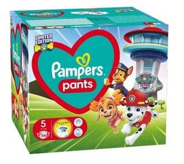 Подгузники-трусики PAMPERS Pants Paw Patrol, 5 размер, 12-17 кг, 66 шт цена и информация | Подгузники | pigu.lt