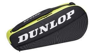 Tennis Bag Dunlop SX CLUB 3 racket 25L black/yellow цена и информация | Товары для большого тенниса | pigu.lt