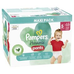 Подгузники-трусики PAMPERS Harmonie Pants Maxi Pack, размер 5, 12-17 кг, 64 шт. цена и информация | Подгузники | pigu.lt