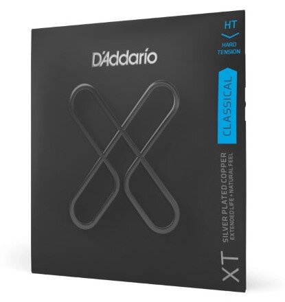 Stygos klasikinei gitarai D'addario XT Coated HT XTC46 kaina ir informacija | Priedai muzikos instrumentams | pigu.lt