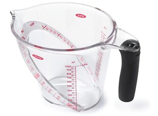 OXO Angled Measuring Cup matavimo indas, 1 l kaina ir informacija | Virtuvės įrankiai | pigu.lt