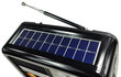 Kelionių retro radijas su įmontuota saulės baterija, žibintuvėliu, 230V maitinimu ir USB įvestimi. цена и информация | Radijo imtuvai ir žadintuvai | pigu.lt