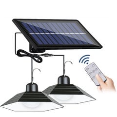 Pakabinamas šviestuvas 2x3,6 W su saulės baterija цена и информация | Уличные светильники | pigu.lt