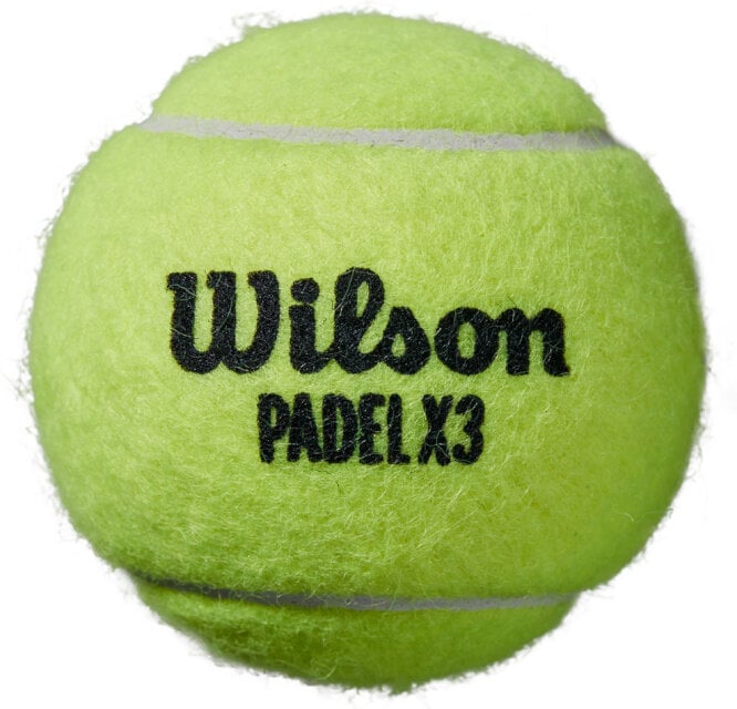Padelio kamuoliukai Wilson Padel X3 Speed, 3 vnt kaina ir informacija | Padelis | pigu.lt