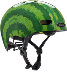 Vaikiškas dviratininko šalmas Nutcase Little Nutty Watermelon Mips, žalias цена и информация | Шлемы | pigu.lt