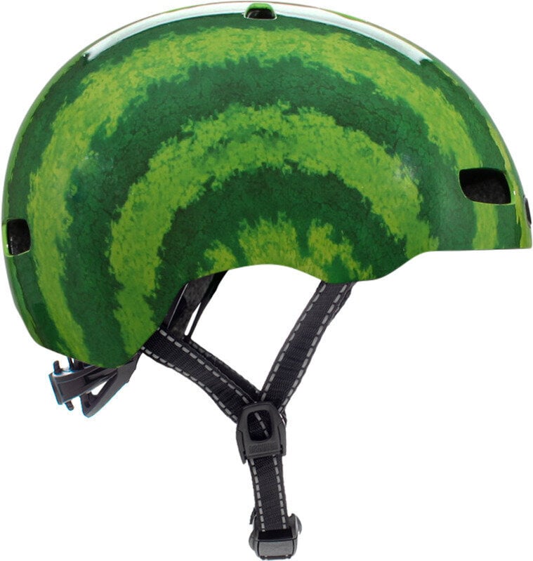 Vaikiškas dviratininko šalmas Nutcase Little Nutty Watermelon Mips, žalias цена и информация | Šalmai | pigu.lt