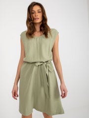 Женское светло-зеленое повседневное платье цена и информация | Платья | pigu.lt
