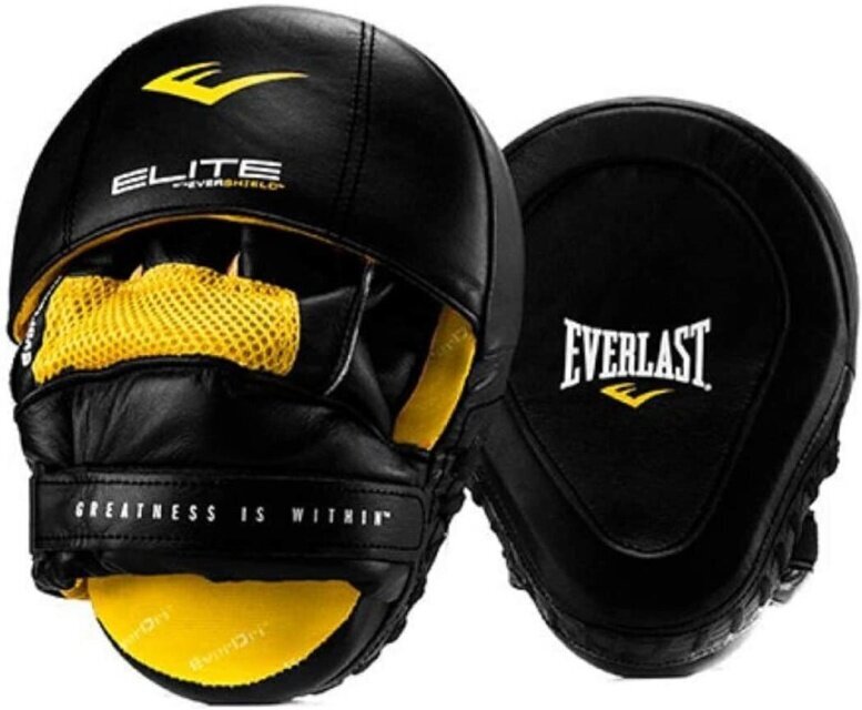 Treniruočių letenos Everlast Mantis Elite, geltonos kaina ir informacija | Kovos menai | pigu.lt