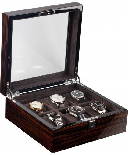 Lockhart & Fleming Edgar VI laikrodžių dėžutė, 24.5 x 10 x 23.5 cm цена и информация | Interjero detalės | pigu.lt