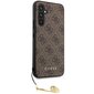 Dėklas Guess 4G Charms Collection Galaxy A54 5G, rudas kaina ir informacija | Telefono dėklai | pigu.lt