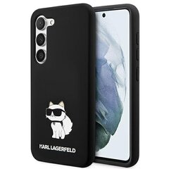 Karl Lagerfeld KLHCS23MSNCHBCK S23+ S916 hardcase czarny|black Silicone Choupette цена и информация | Чехлы для телефонов | pigu.lt