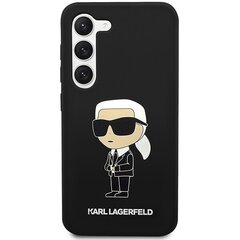 Karl Lagerfeld KLHCS23MSNIKBCK S23+ S916 hardcase czarny|black Silicone Ikonik цена и информация | Чехлы для телефонов | pigu.lt