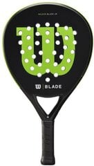 Padelio raketė vaikams Wilson Blade Junior V2, 300 g, žalia kaina ir informacija | Padelis | pigu.lt