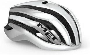 Велосипедный шлем Met Trenta 3K Carbon Mips, 58-61 см, белый цена и информация | Шлемы | pigu.lt