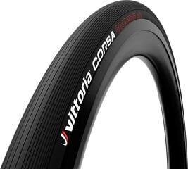 Padanga Vittoria Road Corsa TLR G2, 28-622, juoda цена и информация | Покрышки, шины для велосипеда | pigu.lt