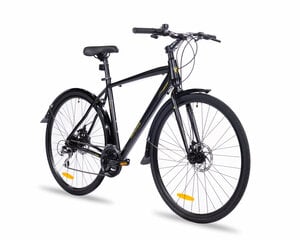 Велосипед Insera Hybrid Evo M, 52 см, черный цена и информация | Велосипеды | pigu.lt