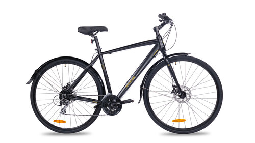 Dviratis Insera Hybrid Evo M, 52 cm, juodas kaina ir informacija | Dviračiai | pigu.lt