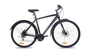 Велосипед Insera Hybrid Evo M, 52 см, черный цена и информация | Велосипеды | pigu.lt