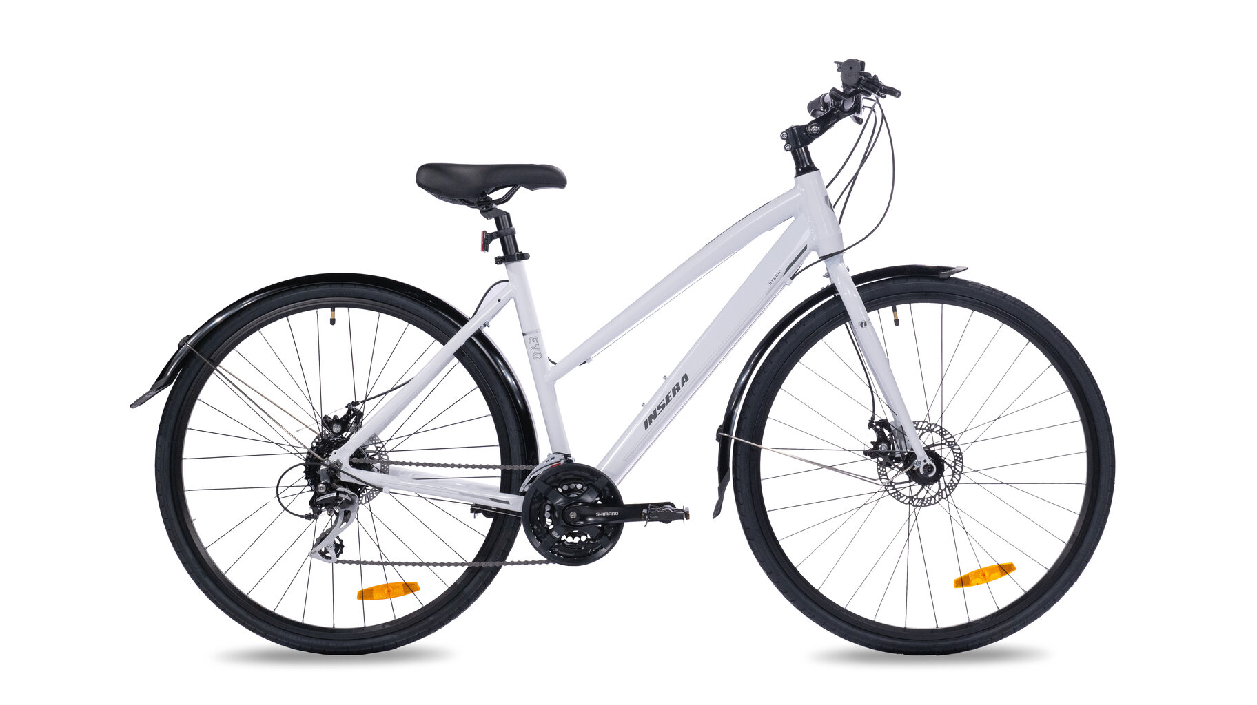 Dviratis Insera Hybrid Evo N, 48 cm, baltas цена и информация | Dviračiai | pigu.lt